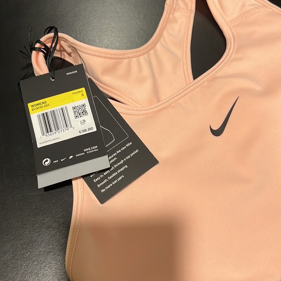 NWT peach pink nike sports bra - small - Picture 2 of 8
